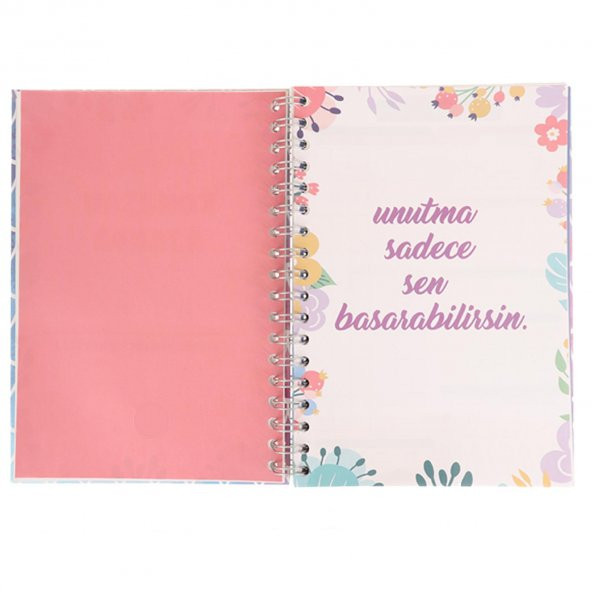 HAPPY GÖKKUŞAGI TASARIM KONUŞAN AJANDA HAFTALIK PLANLAYICI DEFTER - 5