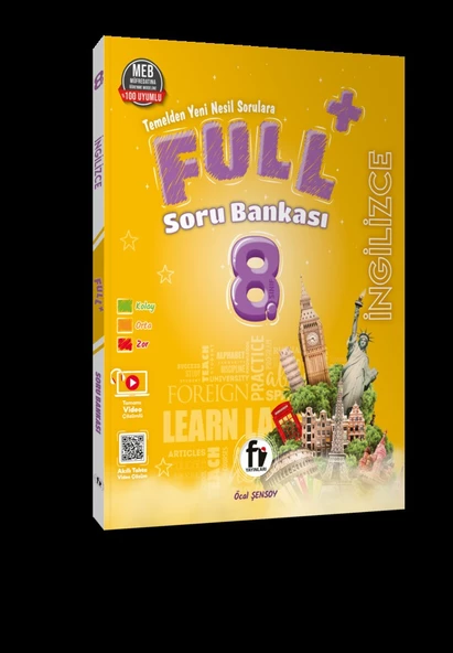 8. Sınıf İngilizce FULL Soru Bankası Fi Yayınları