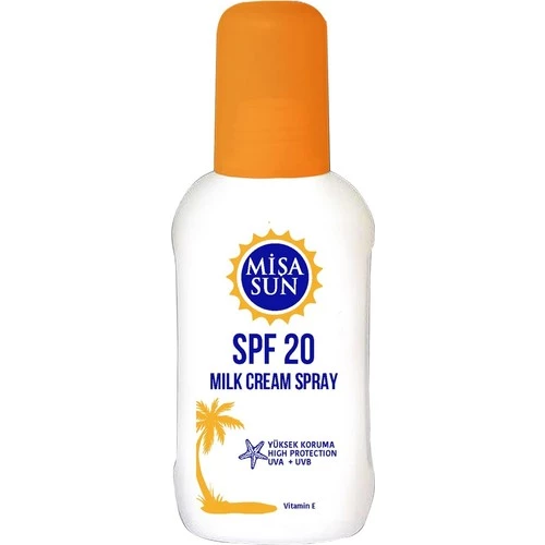 Mişa Sun Koruyucu Güneş Sütü Spf 20 200Ml