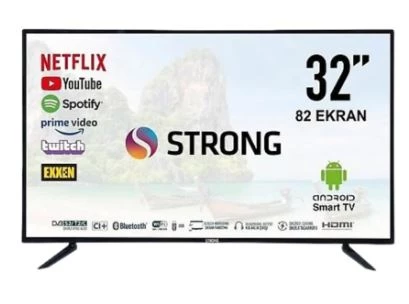 STRONG MT32ES2000 32 82 EKRAN UYDU ALICILI FULL HD ANDROİD SMART LED TV - 1