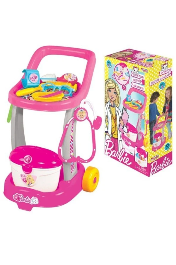 Dede Kutulu Barbie Doktor Servis Arabası