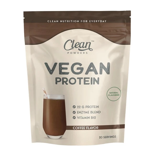 Clean Powders Vegan Protein 600 Gr Kahve