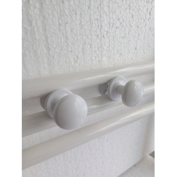 Havlupan Havlu Bornoz Beyaz Askısı Havlupan Üzeri Askılık Askı Kurutmalık Havluluk - 8