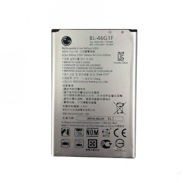 Lg K10 2017 Uyumlu Batarya Pil STD Renk