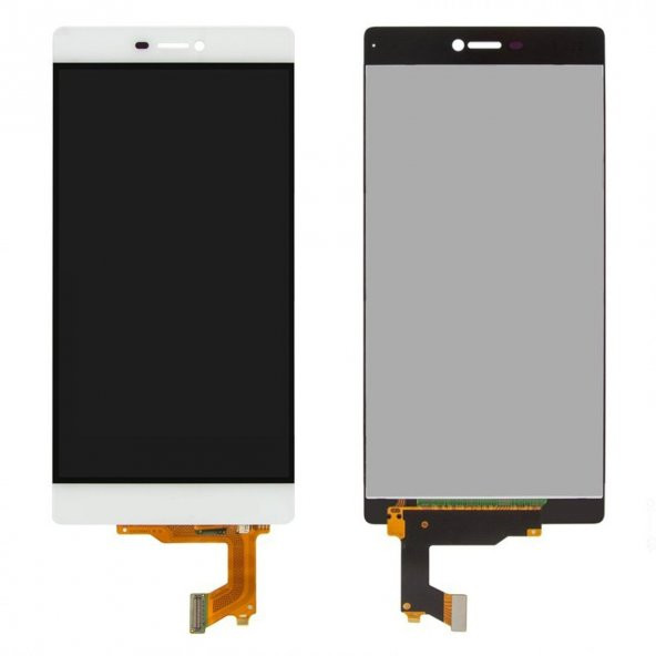 Huawei P8 Uyumlu Lcd Ekran A+ Kalite Beyaz - White Renk - 1