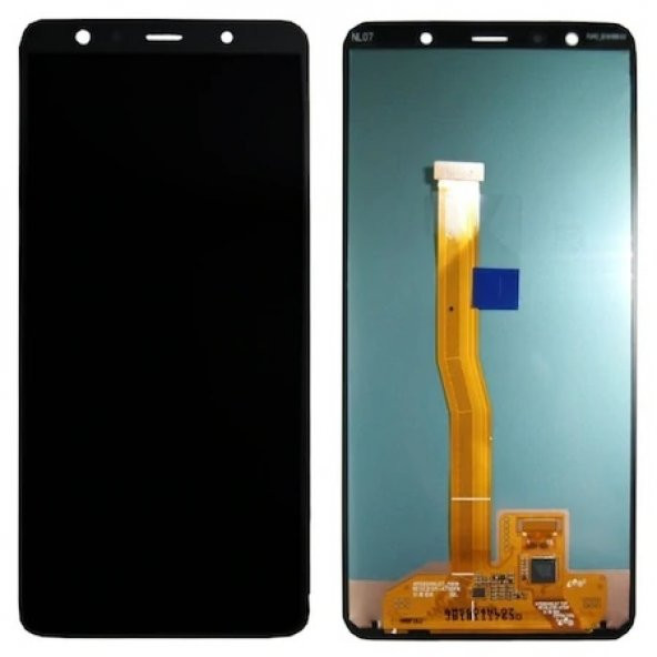 Samsung Galaxy A7 2018 A750 Orijinal Servis Ekran Siyah - Black Renk