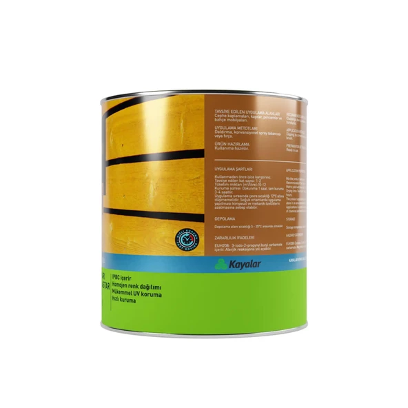 Woodsol Latygrund Dış Mekan Yarı Şeffaf Renkli Ahşap Astar 1550 Verde 2.5 l - 4