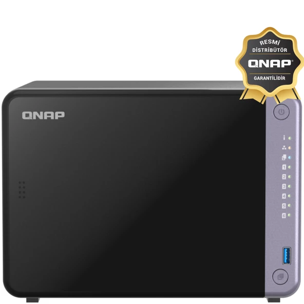 QNAP TS-632X-4G 6 YUVALI 4GB DEPOLAMA ÜNITESI Resmi Distribütör Garantili