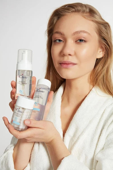 Dr. Clinic Prebiotic Cilt Bakım Seti Krem + Tonic + Köpük - Resim 7