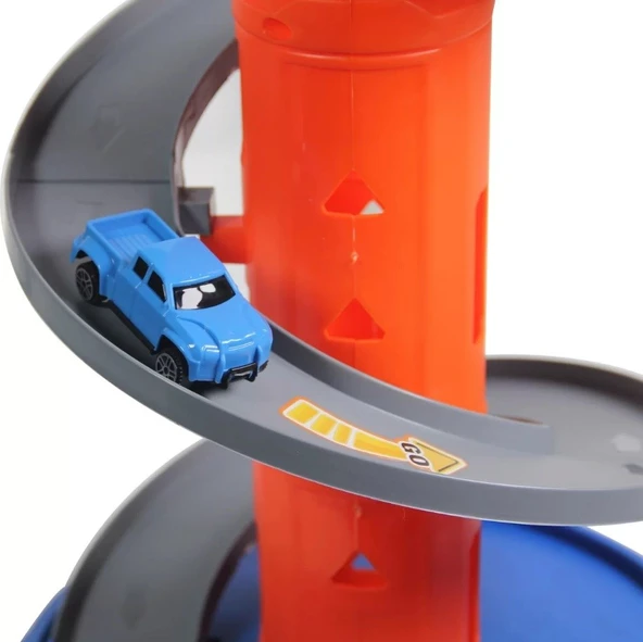 Garage Playset Otopark Oyun Seti Döner Platformlu Garaj Seti - 6