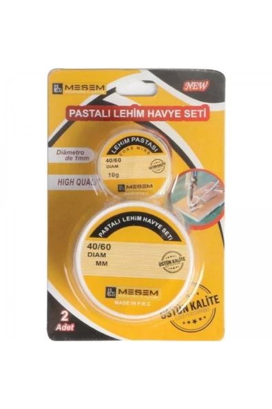 Pastalı Lehim Havya Seti Lehim Pastası + Lehim Teli 4140