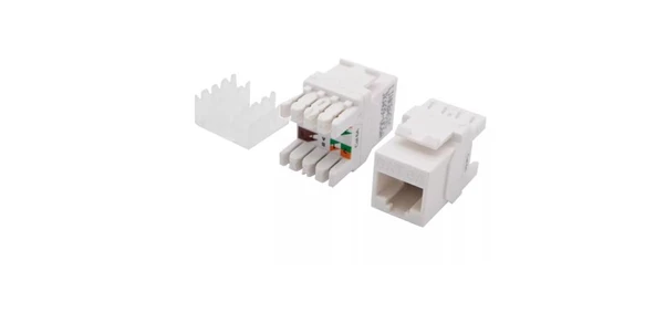 CAT6A Keystone Jack 180 Derece - Resim 2