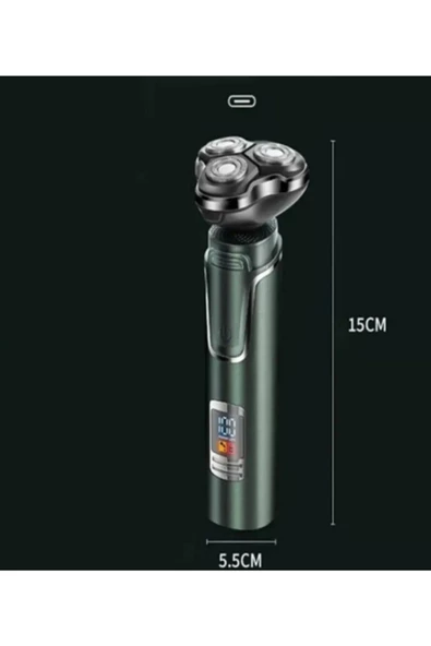 Insua  Digital Göstergeli 3 Başlıklı Tıraş Makinesi - 5