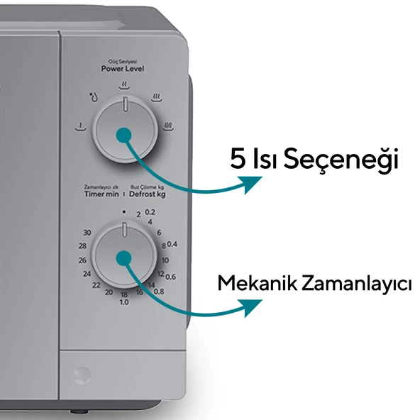 Kumtel Silver Smartwave Inverter Mikrodalga HMIN-06 - 4