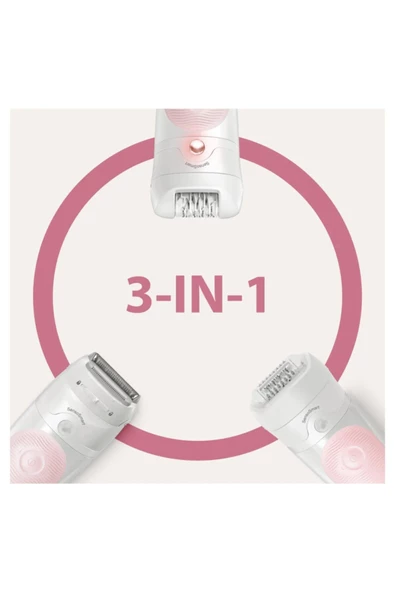 Braun Tıraş Başlığı Dahil 4 Adet Ekstra Ile Silk-epil  Islak Ve Kuru Epilatör - 4