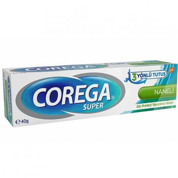 Corega Yapiştirici Krem 40 Gr Naneli - 3