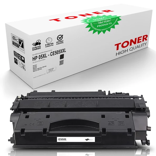 HP LaserJet P2055dn / P2055x CE505X Muadil Toner - Resim 1