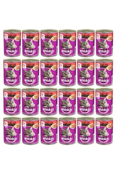 Whiskas 400 gr Biftekli (SIĞIR) Konserve 24'lü