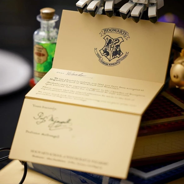 Orjinal Lego Harry Potter Hogwarts Simgeleri Baykuş Hedwig - Koleksiyoncu Seti Lego Harry Potter 76391 - 6