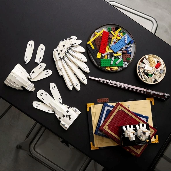 Orjinal Lego Harry Potter Hogwarts Simgeleri Baykuş Hedwig - Koleksiyoncu Seti Lego Harry Potter 76391 - 4