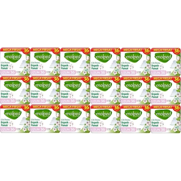 Molped Pure&Soft Hijyenik Ped Uzun 648 (18PK*36) Adet Mega Pk ürün görseli