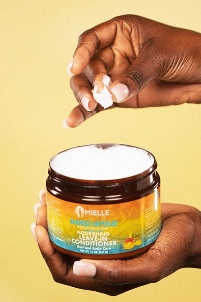 Mielle Mango & Tulsi Besleyici Durulanmayan Saç Kremi 340GR - Resim 3