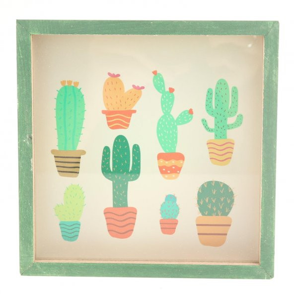 YEŞİL ÇOKLU KAKTÜS KUMBARA - 2