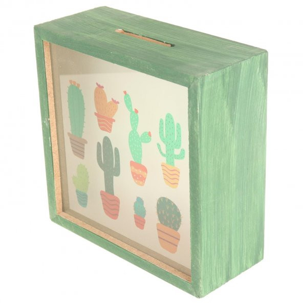 YEŞİL ÇOKLU KAKTÜS KUMBARA - 3