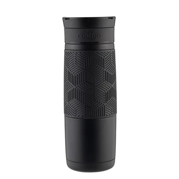 Contigo Metra Vakumlu Termos Matara Tek El Çevir İç 470ml - Siyah - 2