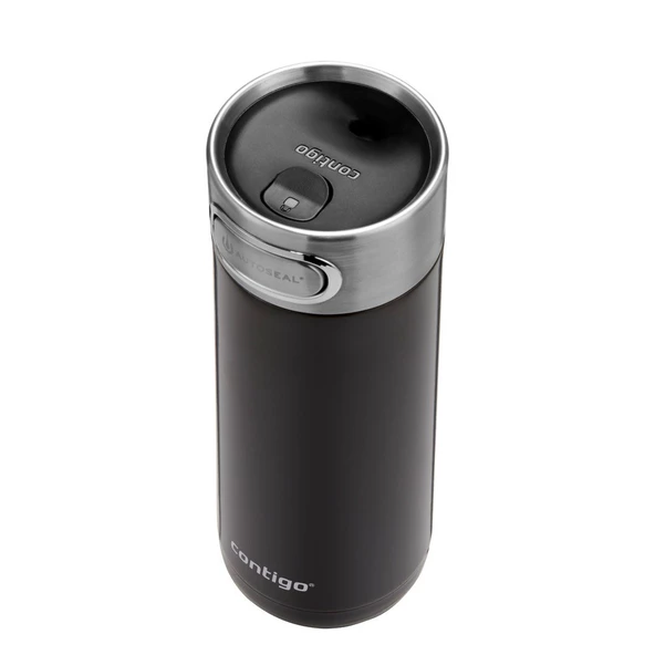 Contigo Luxe Autoseal Termos Bardak 470ML - Siyah - 4