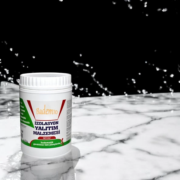 İzolasyon Yalıtım Malzemesi 1 Kg Beyaz Renk Su Sızdırmaz Elastik Boyanabilir Rutubet Nem Yalıtımı - 3