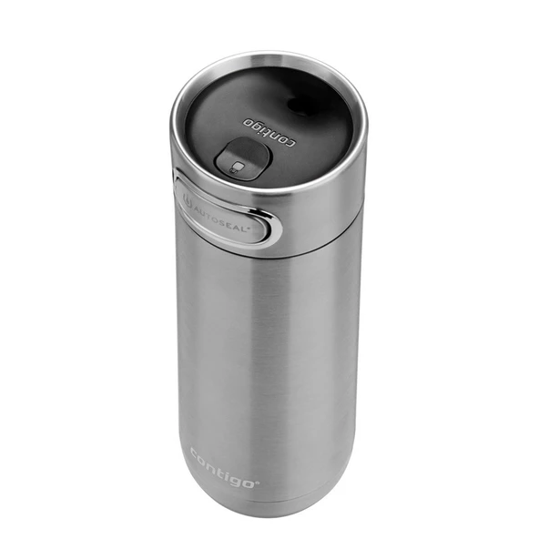 Contigo Luxe Autoseal Termos Bardak 470ML - Gri - 4