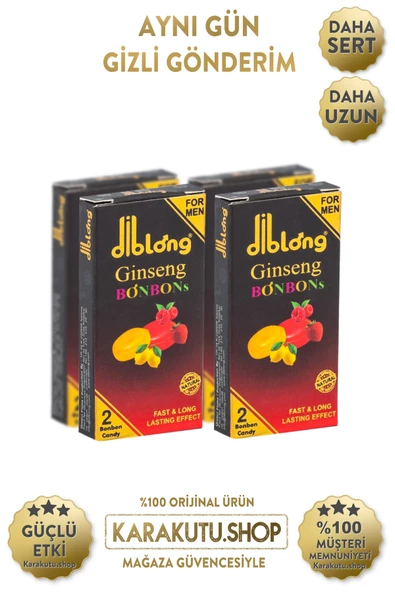 Diblong Ginseng Bonbons 4 Adet