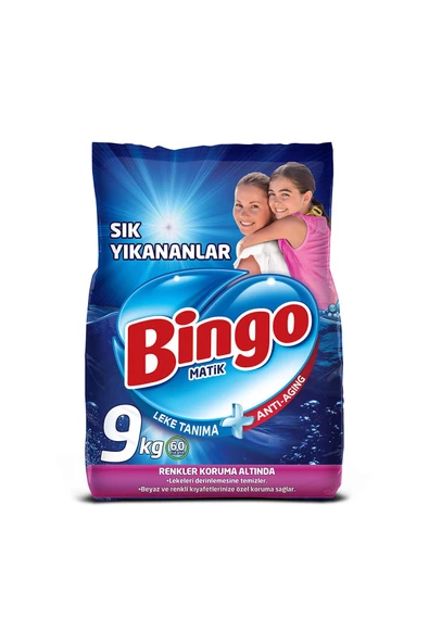 Bingo Matik Sık Yıkanan Çamaşırlara Özel 9 Kg - Resim 3