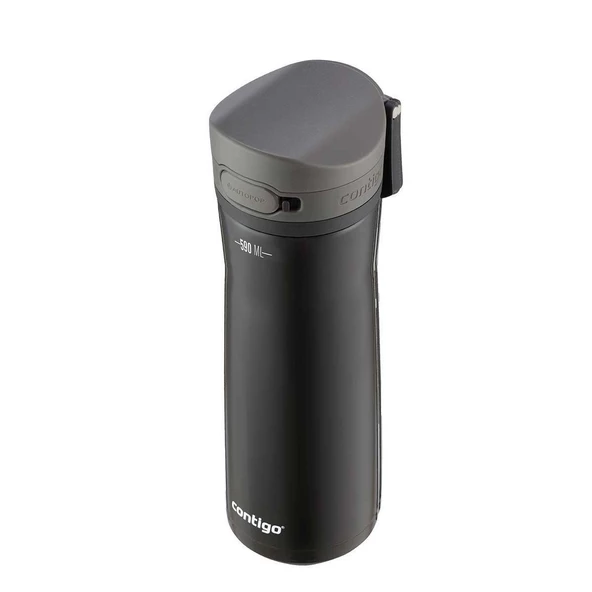 Contigo Jackson Chill 2.0 Çelik Tek El Bas İç Kilitli Su Matarası 590ml - Siyah - 2