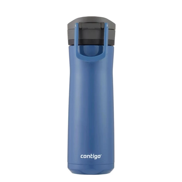 Contigo Jackson Chill 2.0 Çelik Tek El Bas İç Kilitli Su Matarası 590ml - Mavi - 2