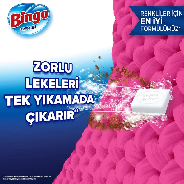 Bingo Premium Toz Çamaşır Deterjanı 7 Kg Renkli - 4