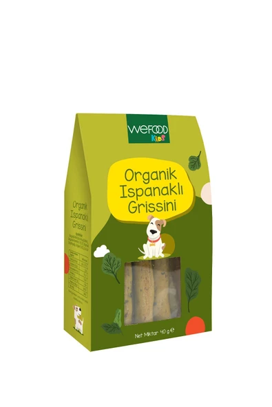 Kids Organik Ispanaklı Grissini 40 gr