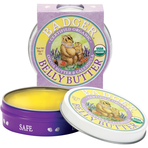 Badger Karın Bölgesi Nemlendirici Krem / Belly Butter