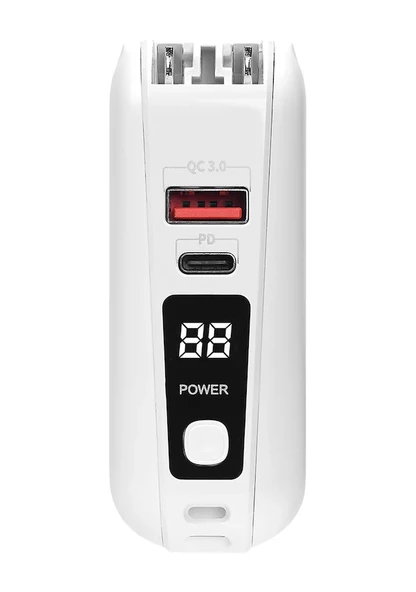 S-link G150 Beyaz 15000 mAh Hızlı Şarj Powerbank - 3