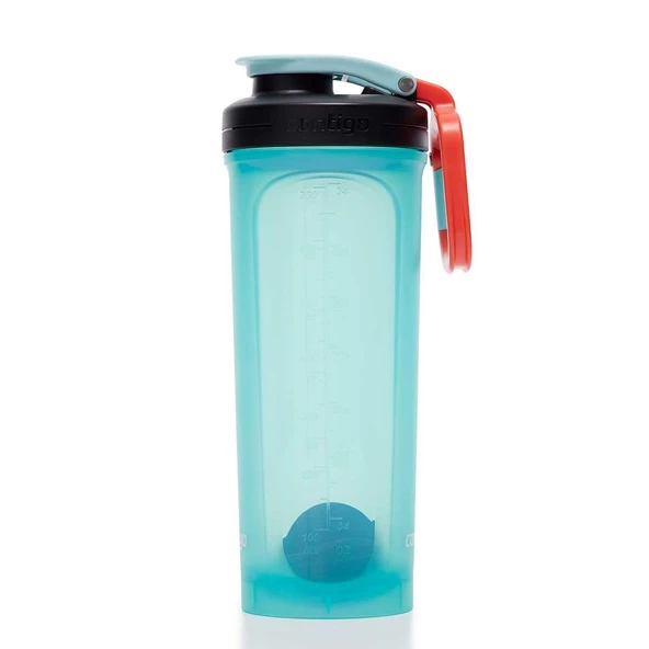Contigo Shake Go Sporcu Suluğu & Shaker 820ML - Turkuaz - 2