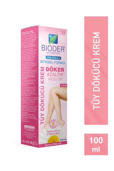 Bioder Normal Ciltler İçin Tüy Dökücü Krem 100 ml - 2