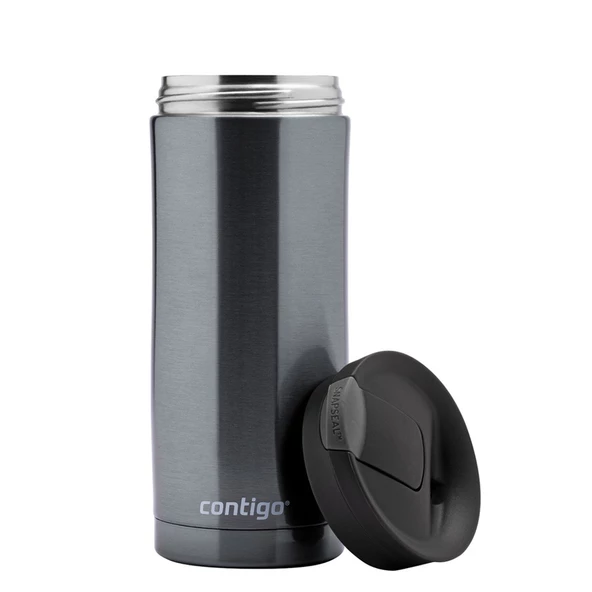 Contigo Huron Snapseal Termos Bardak 470ML - Gri - 3