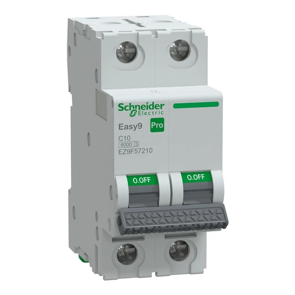 Schneider Pro 2 Faz 10A 6 KA C Tipi Sigorta,EZ9F57210