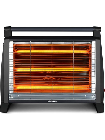 Kumtel LX-2832 Siyah 1500 W Quartz Isıtıcı