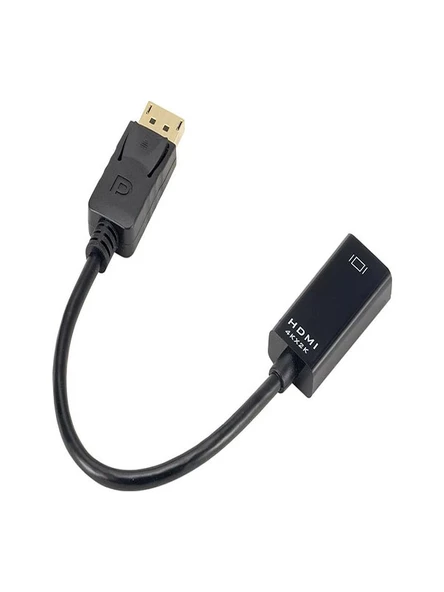 Mini Dısplayport'tan Hdmı'ya 4K Destekli Aktif Çevirici Dönüştürücü Adaptör Kablo Mini DP to Hdmi - 3