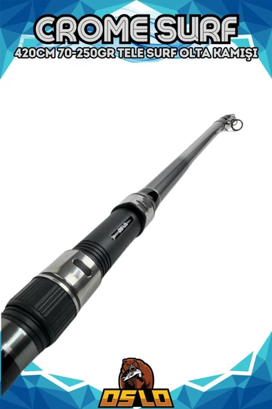 Oslo Crome 420cm 70-250 gr Tele Surf Olta Kamışı - 3