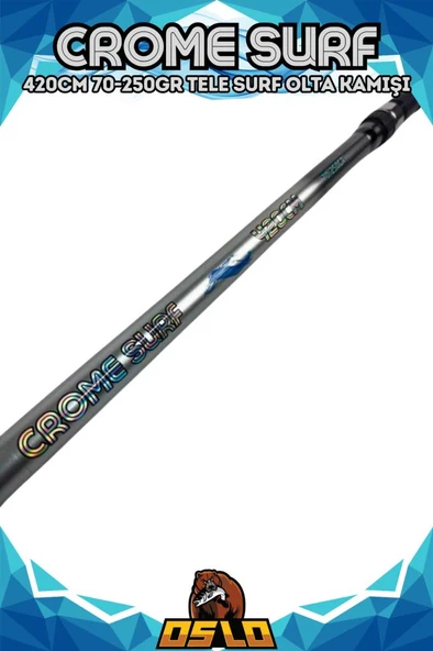 Oslo Crome 420cm 70-250 gr Tele Surf Olta Kamışı - 2
