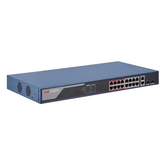 HIKVISION  DS-3E1326P-EI 24 PORT 10/100 24 PORT POE 2 PORT GIGABIT UPLINK 370W YONETILEBILIR SWITCH