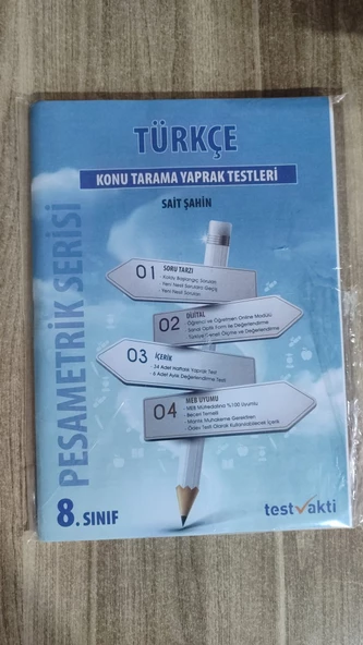 PESAMETRİK SERİSİ 8. SINIF TÜRKÇE  KONU TARAMA TESTLERİ